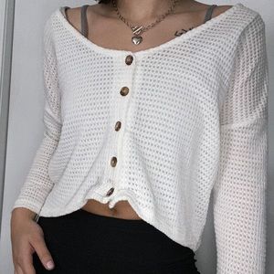 Women’s Crocheted Off the Shoulder CropTop